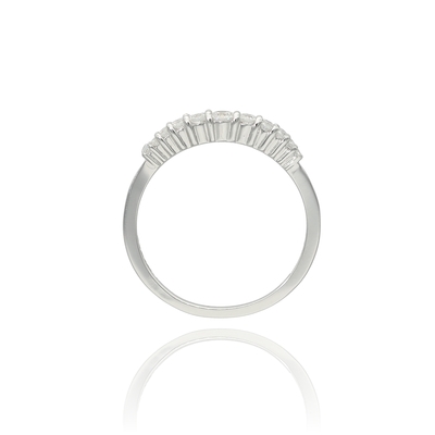 Fehér arany gyűrű 52-es méret (B51629)